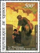 "The Laundress" by Honoré Daumier