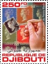 180th Anniversary of the Penny Black Stamp