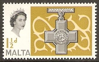 George Cross (Background design: Neolithic spiral)