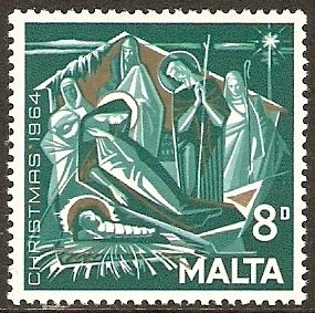 The Nativity (deep green and gold)