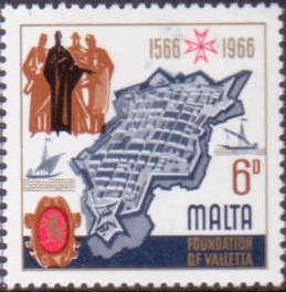 Map of Valletta