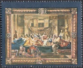 Tapestry "The Last Supper" (after Painting by Poussin)