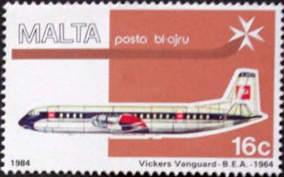 "Vickers 953 Vanguard" - B.E.A. - 1964