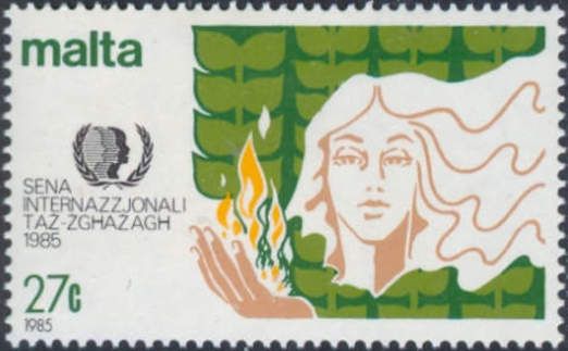 Girl holding Flame in Hand