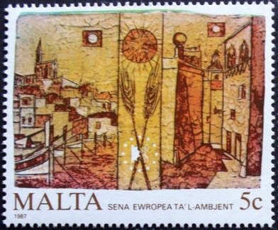 Maltese Scenes, Wheat Ears and Sun