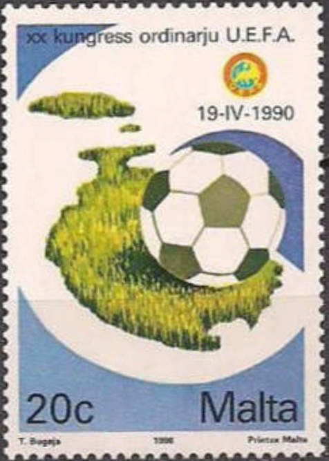 Football and Map of Malta