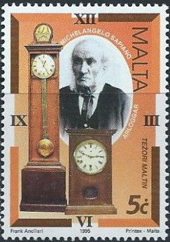 Michaelangelo Sapiano (1826-1912), Horologist and Clocks