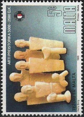 Carved Figures from Skorba
