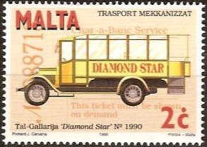 Bus no. 1990 "Diamond Star", 1920s