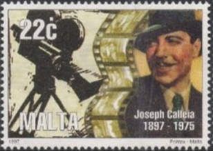 Joseph Calleia and Film Camera
