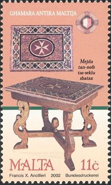 Inlaid table
