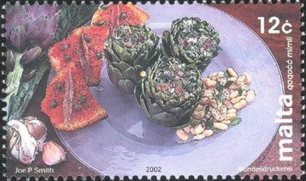 "Qaqoċċ mimli" (stuffed artichoke)
