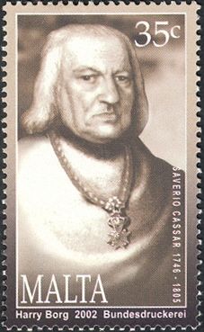 Archpriest Saverio Cassar, 1746-1805 (Archpriest & Governor)