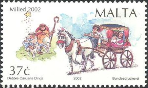 Holy Family in Horse-drawn Carriage
