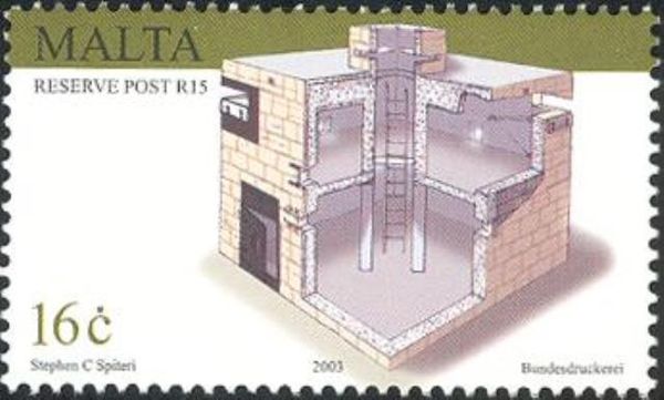 Reserve Post R15 (sectional view)