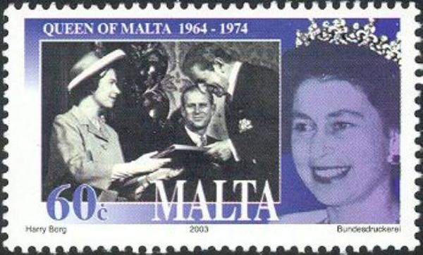Queen Elizabeth II (receiving book) and Duke of Edinburgh