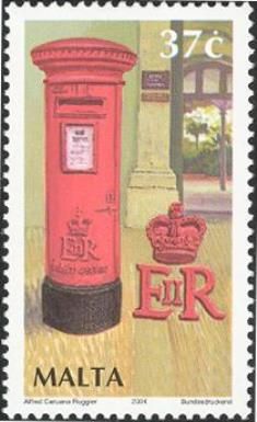 Queen Elizabeth II pillar box, Victoria, Gozo