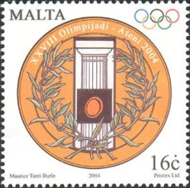 Greek column and laurel wreath