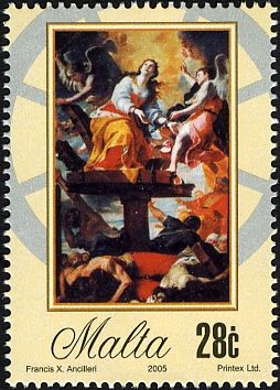 "The Martyrdom of St. Catherine", by Mattia Preti