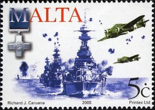 Royal Navy convoy under air attack