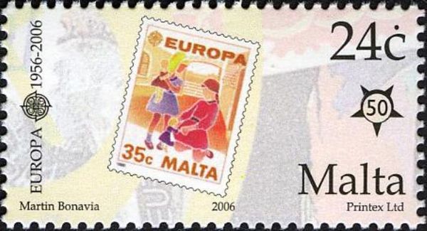 35c EUROPA stamp of 1989