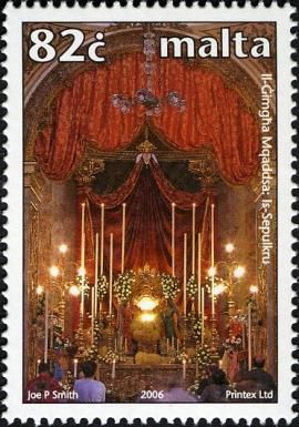 Altar of Repose, Collegiate Church of St. Lawrence, Birgu