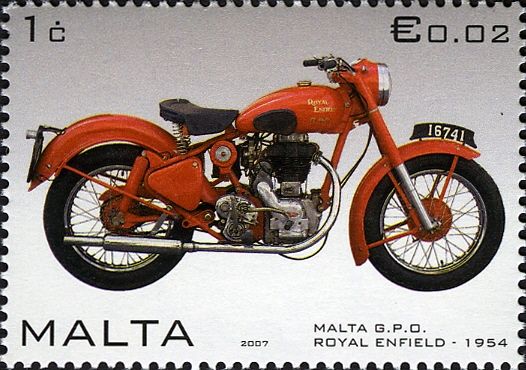 Malta GPO 1954 Royal Enfield