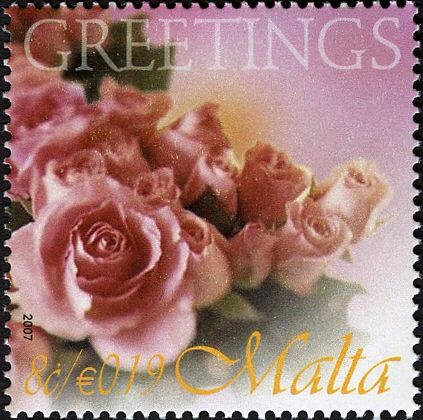 Pink roses ("Greetings")