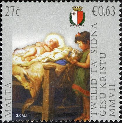 "Baby Jesus and young girl" by Giuseppe Calì