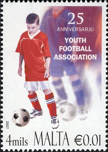 Boys playing football