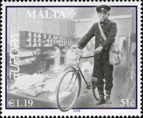 Postman and Mail Room (in monochrome)