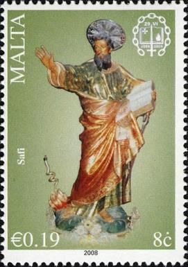 Statue from Conversion of St Paul Church, Safi