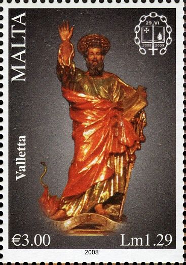 Statue from St Paul's Shipwreck Church, Valletta