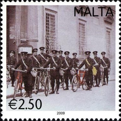 Postmen with Raleigh bicycles