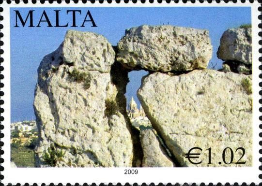 Megaliths at Ġgantija Temple, Gozo