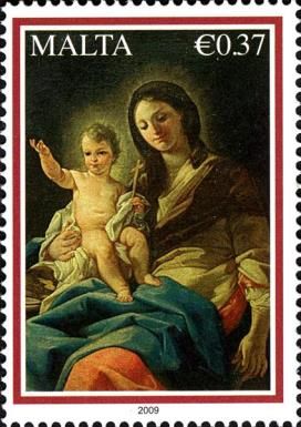 "Madonna and Child" Corrado Giacquinto