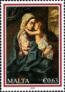 "The Madona and Child" follower of Simone Cantarini