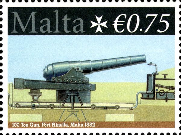 Fort Rinella, Malta 1882