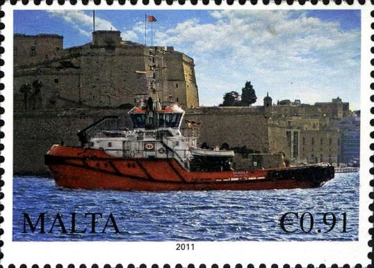 MV Spinola - Tug Malta Bollard Pull Terminal/Escort VSP trac