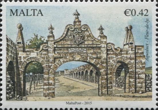 Wignacourt Aqueduct archway, Fleur-de-Lys
