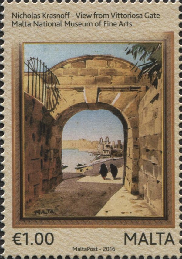 "View from Vittoriosa Gate", by Nicholas Krassnoff