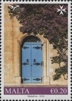 Façade of a house in Mdina
