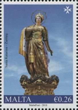Statue of St Catherine of Alexandria, Żurrieq