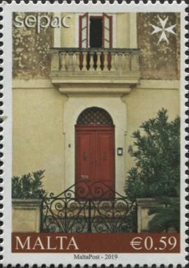 Façade of a house in Mdina