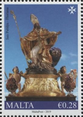 Statue of St Publius, Floriana