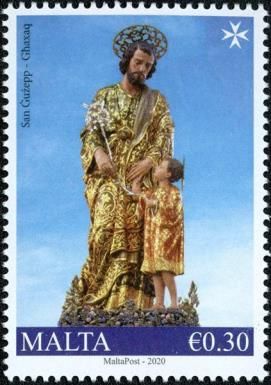 Statue from Għaxaq Parish Church