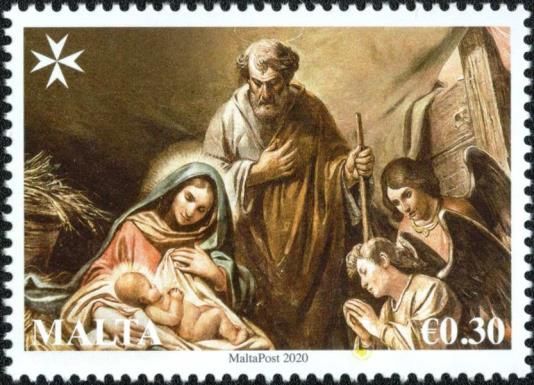 Detail of The Nativity by Giuseppe Calì