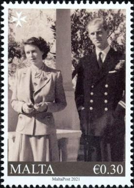 Prince Philip and Princess Elizabeth in Malta