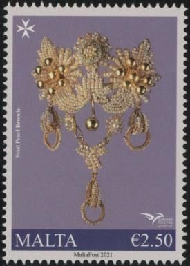 Seed Pearl Brooch