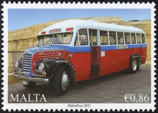 1953 Ford Thames bus in Żabbar livery